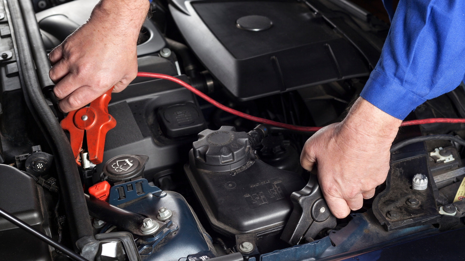 jump start a car